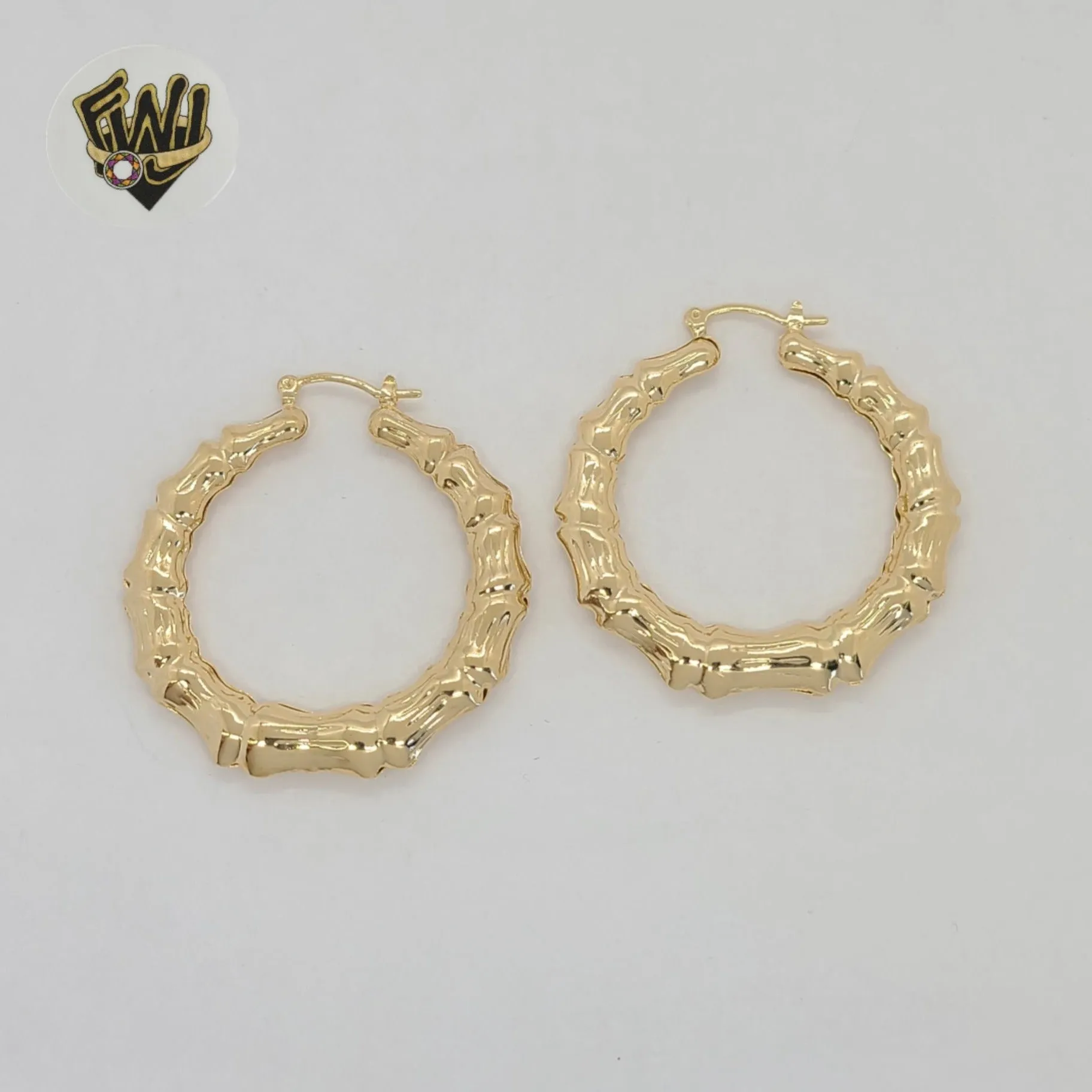 (1-2987-1) Gold Laminate - Bamboo Hoops - BGF