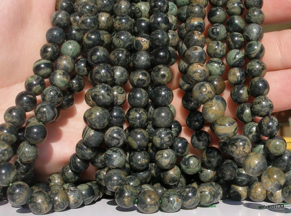 1 Strands Kambaba Jasper 8mm Round Gemstone Beads T047