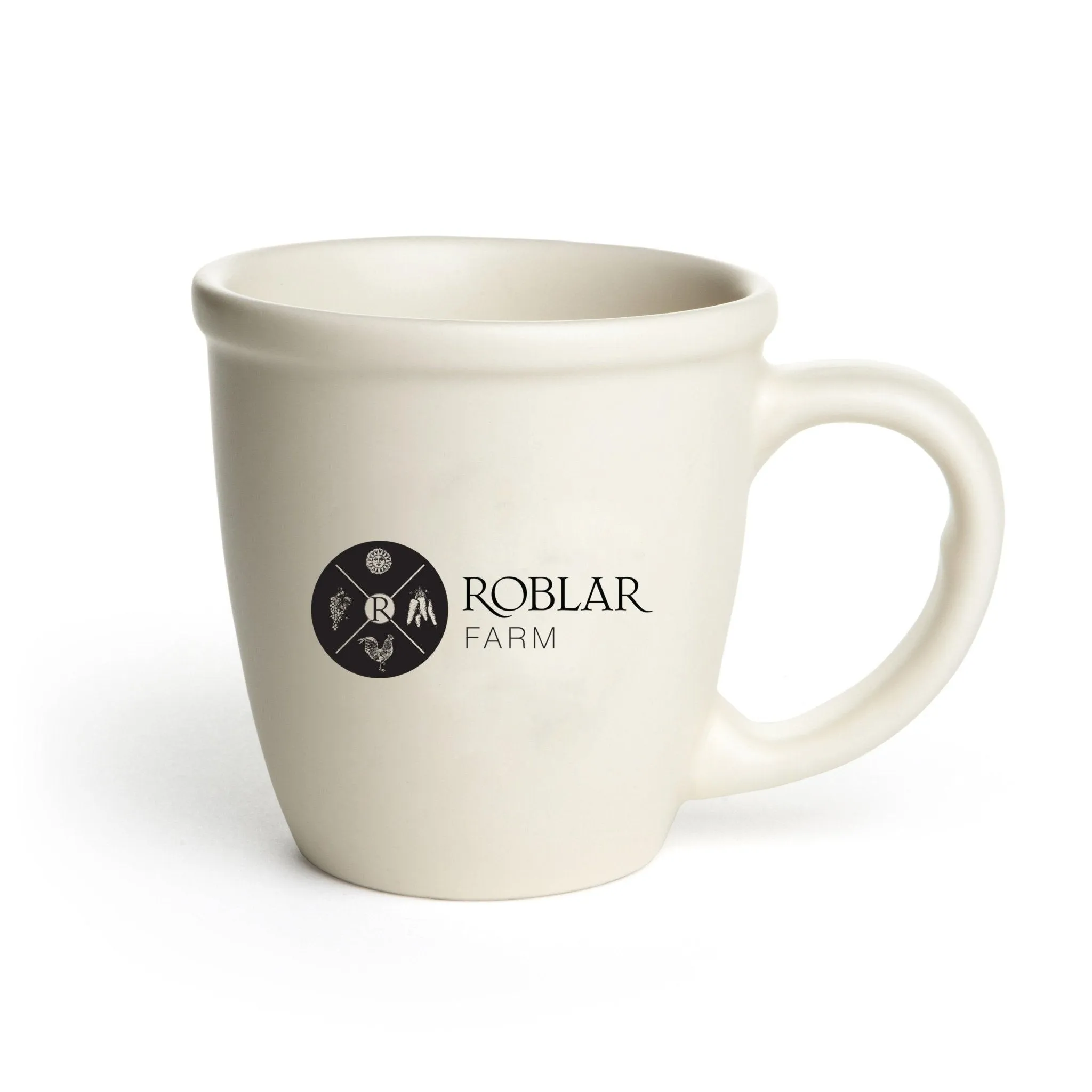 14 Oz. Ceramic White Morning Mug Customized with your Brand or Logo