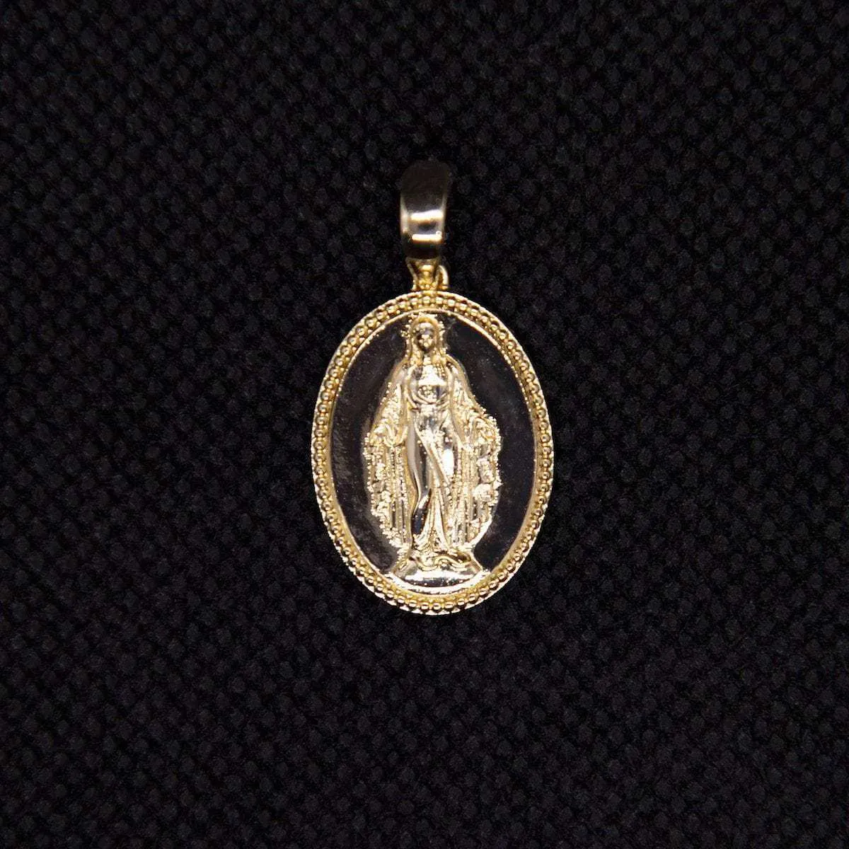 18k Vermeil Micro Lady of Guadalupe Pendant