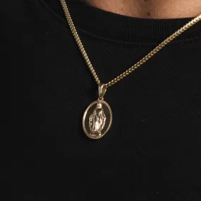 18k Vermeil Micro Lady of Guadalupe Pendant