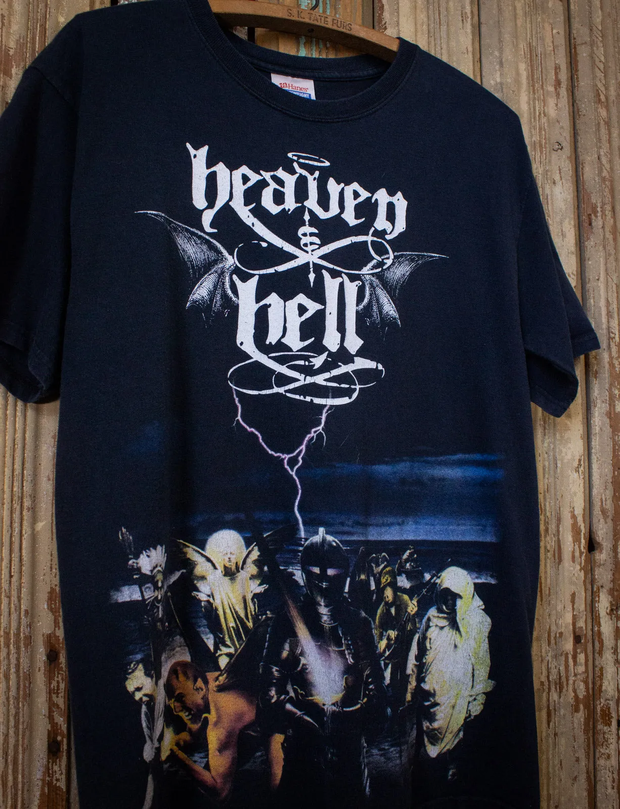 2007 Heaven and Hell Live Evil Concert T Shirt Medium Black Sabbath