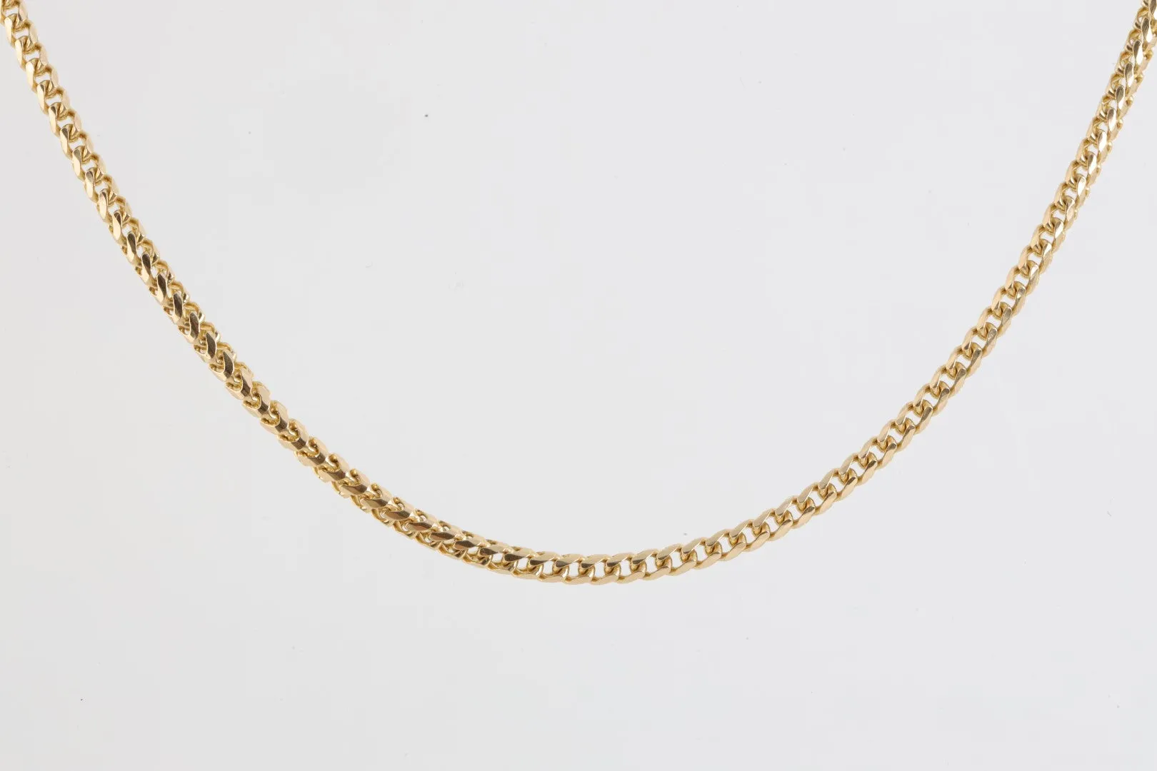 22.5" 14k Yellow Gold Wheat Chain Necklace (20.46g.)