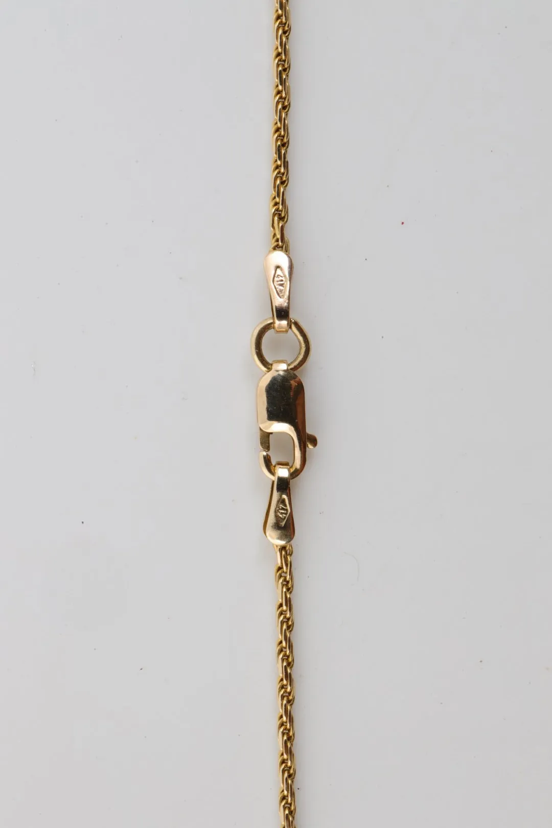 24" 10k Yellow Gold Rope Chain Necklace (4.14g.)