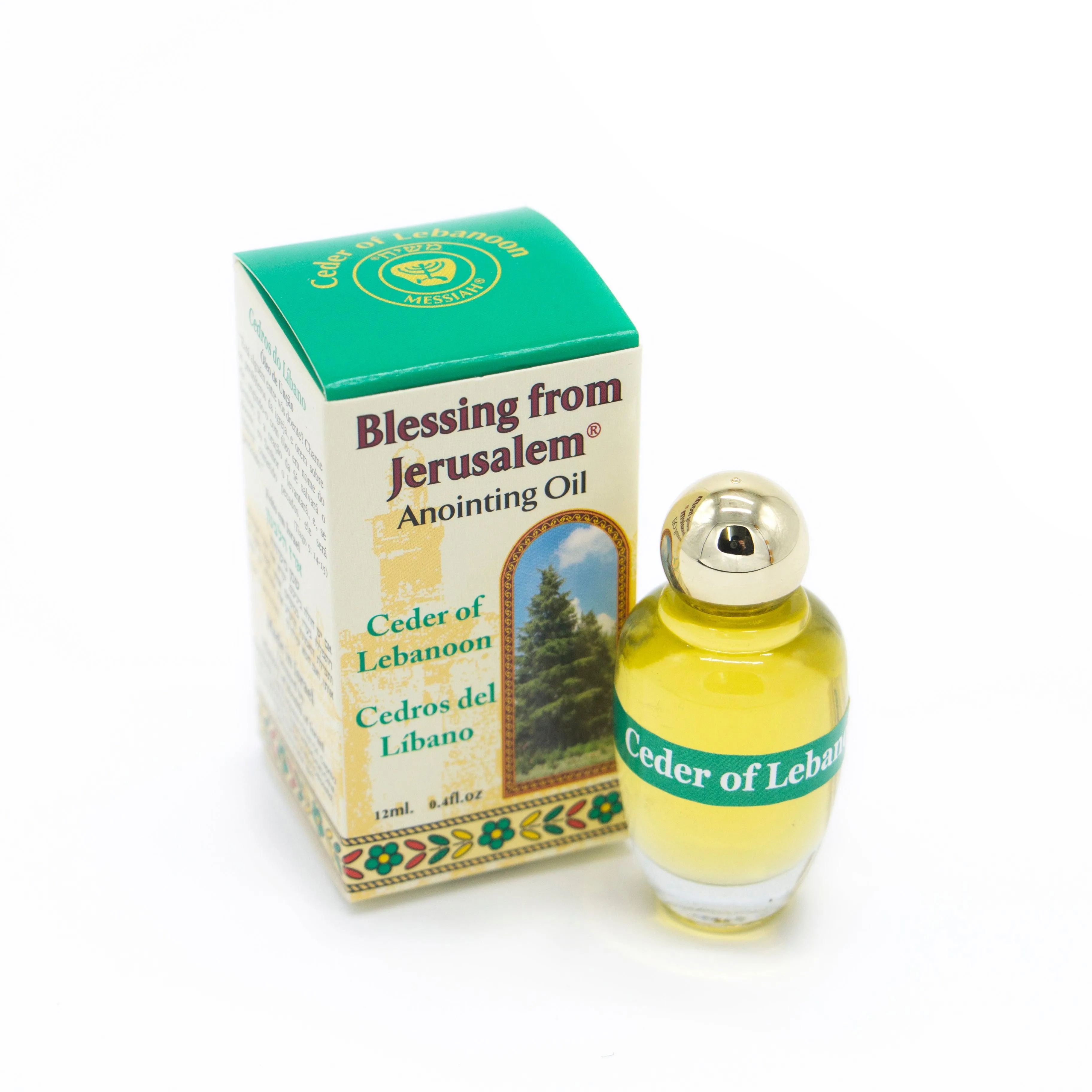 24x Anointing Oil 12ml - 0.4oz From Holyland Jerusalem