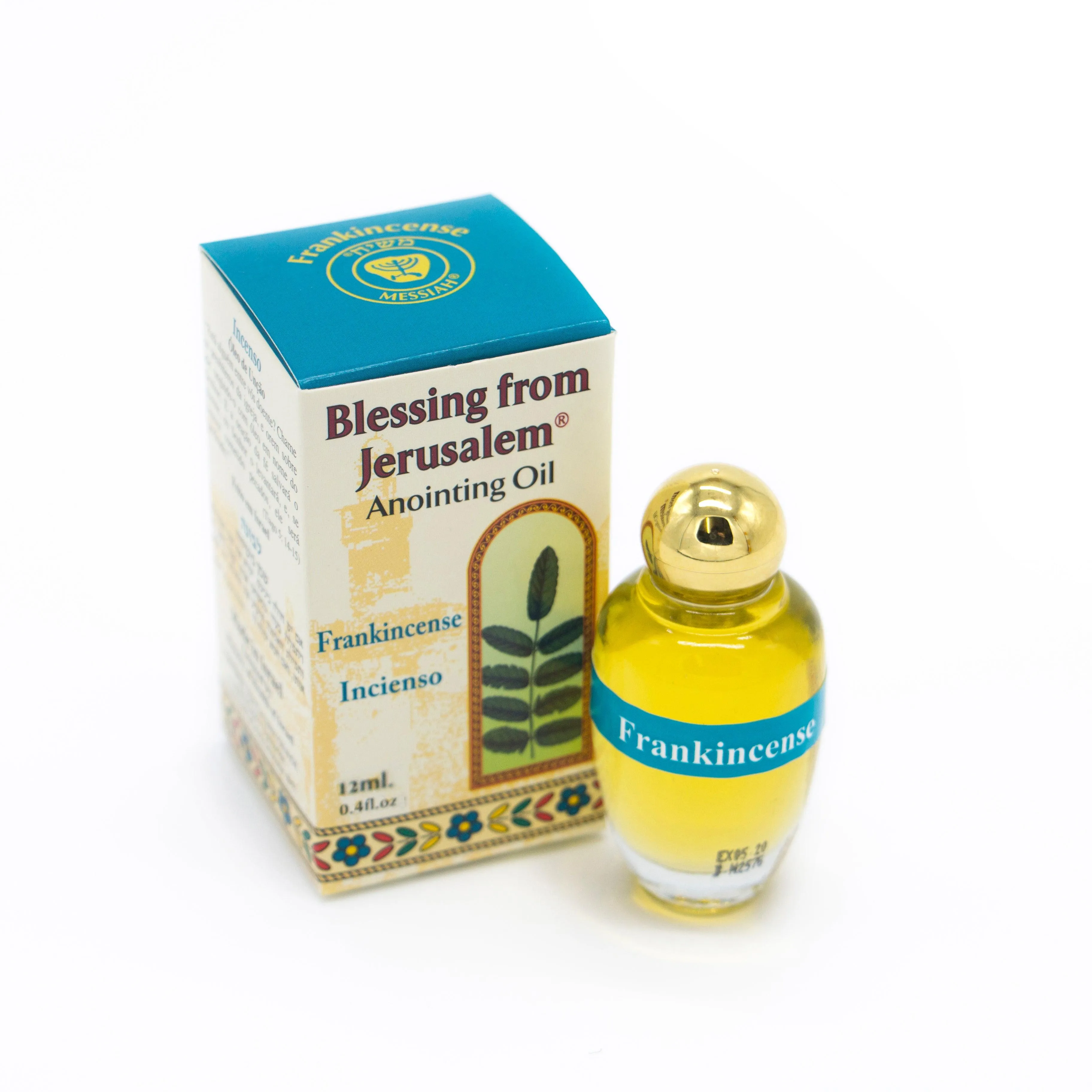 24x Anointing Oil 12ml - 0.4oz From Holyland Jerusalem