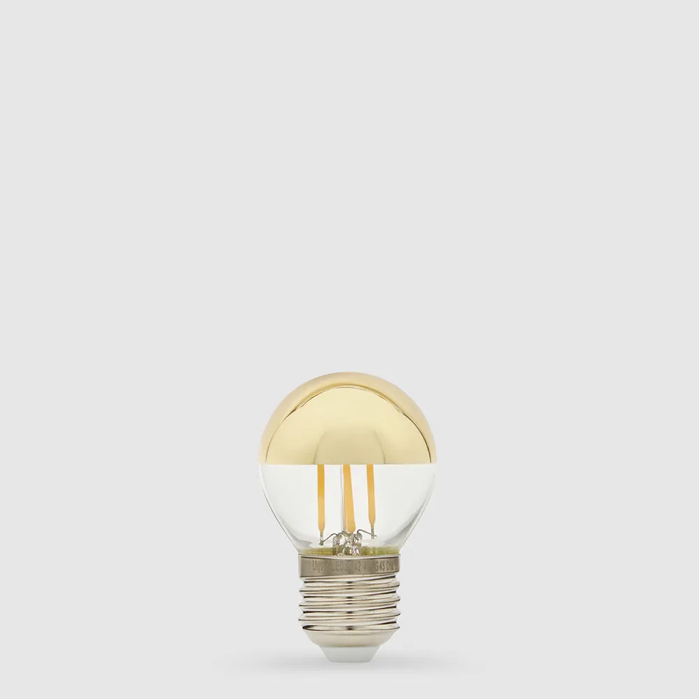 4W Fancy Round Gold Crown LED Bulb E27