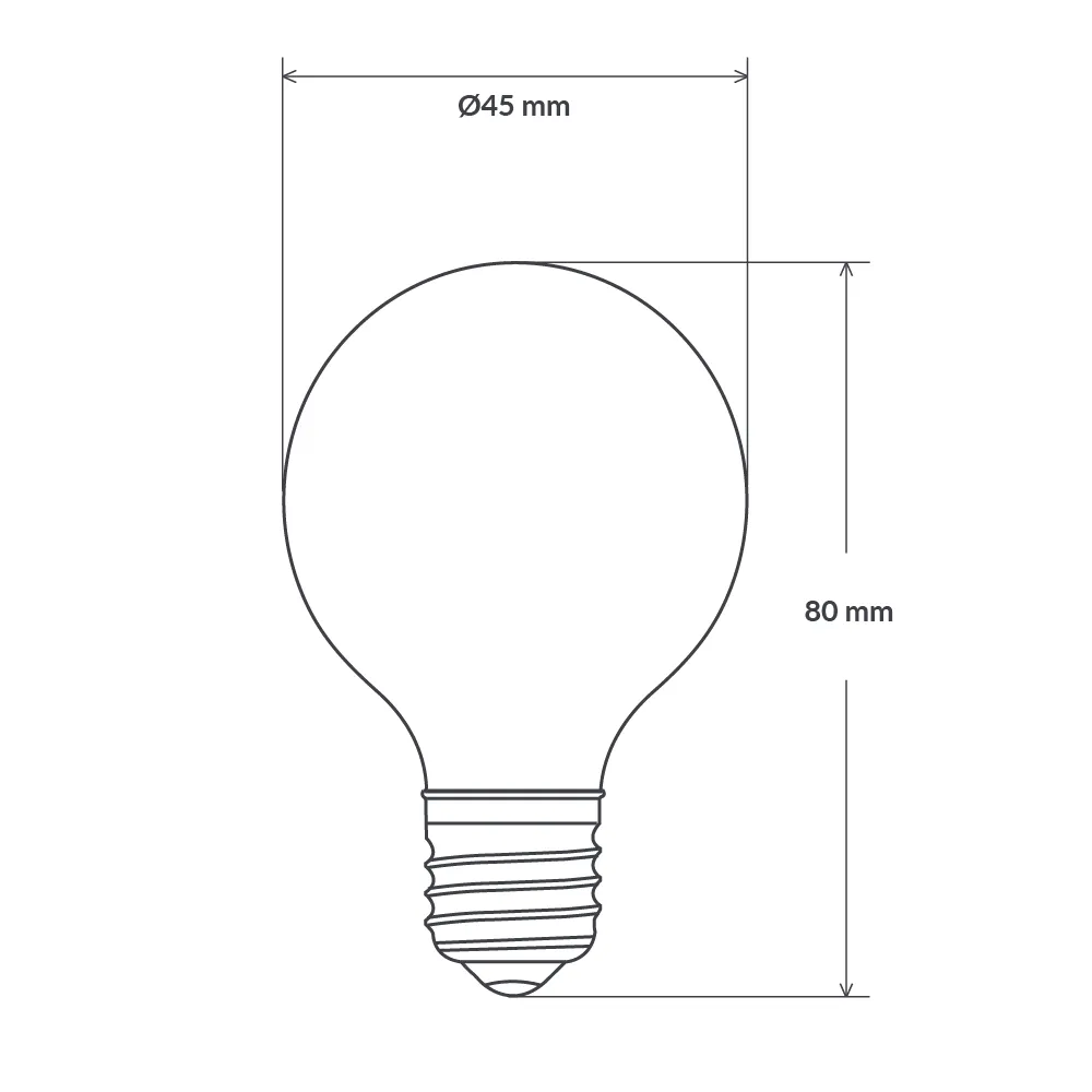 4W Fancy Round Gold Crown LED Bulb E27