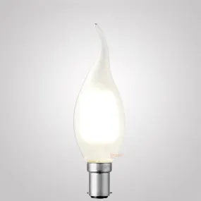 4W Flame Tip Candle LED Bulb B15 Frost in Natural White