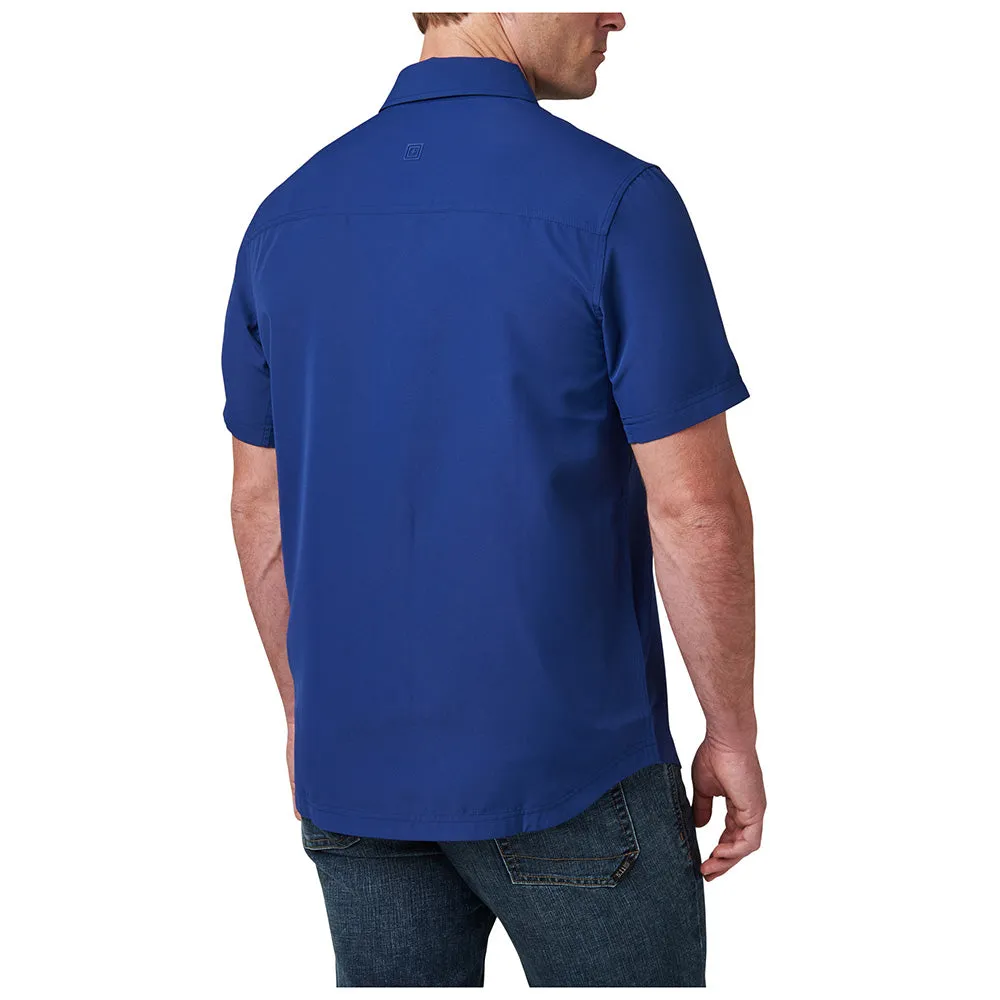 71208-1074 CAMISA MARKSMAN MANGA CORTA BLUE MUSSEL MARCA 5.11 TACTICAL