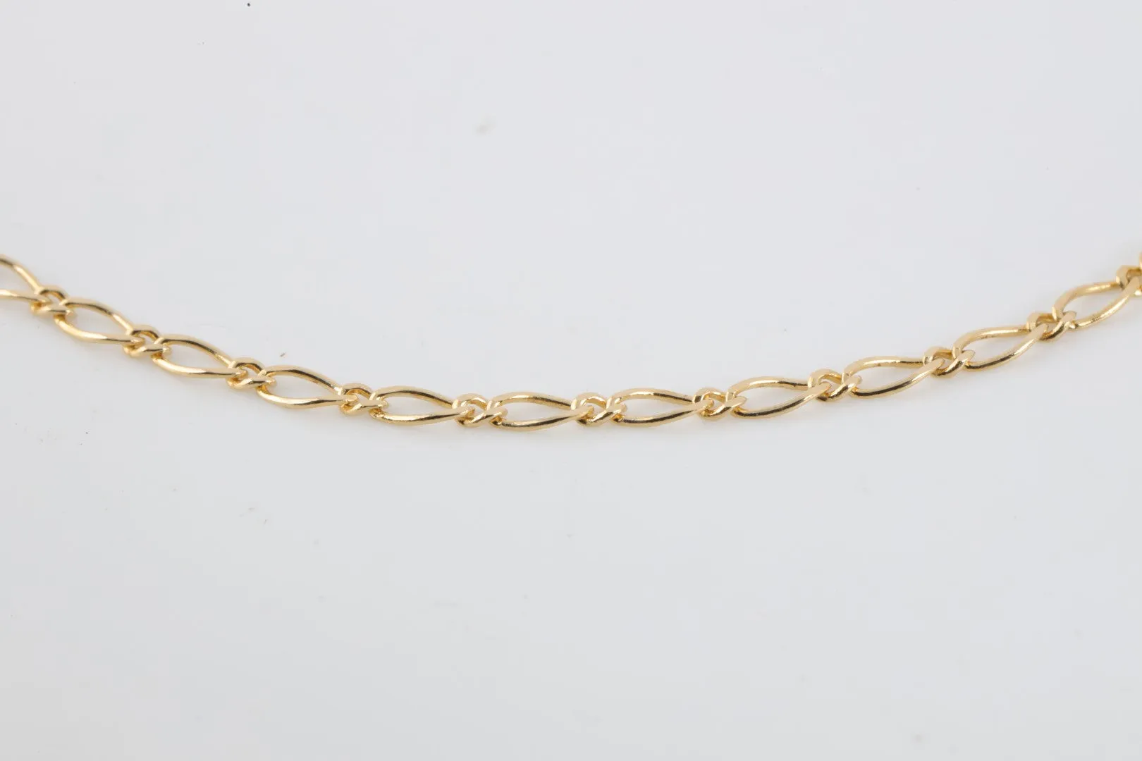 7" 14k Yellow Gold Oval Link Bracelet (0.80g.)