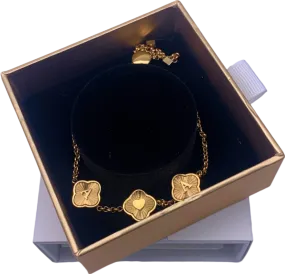 Abbott Lyon Gold Flower Charm Bracelet