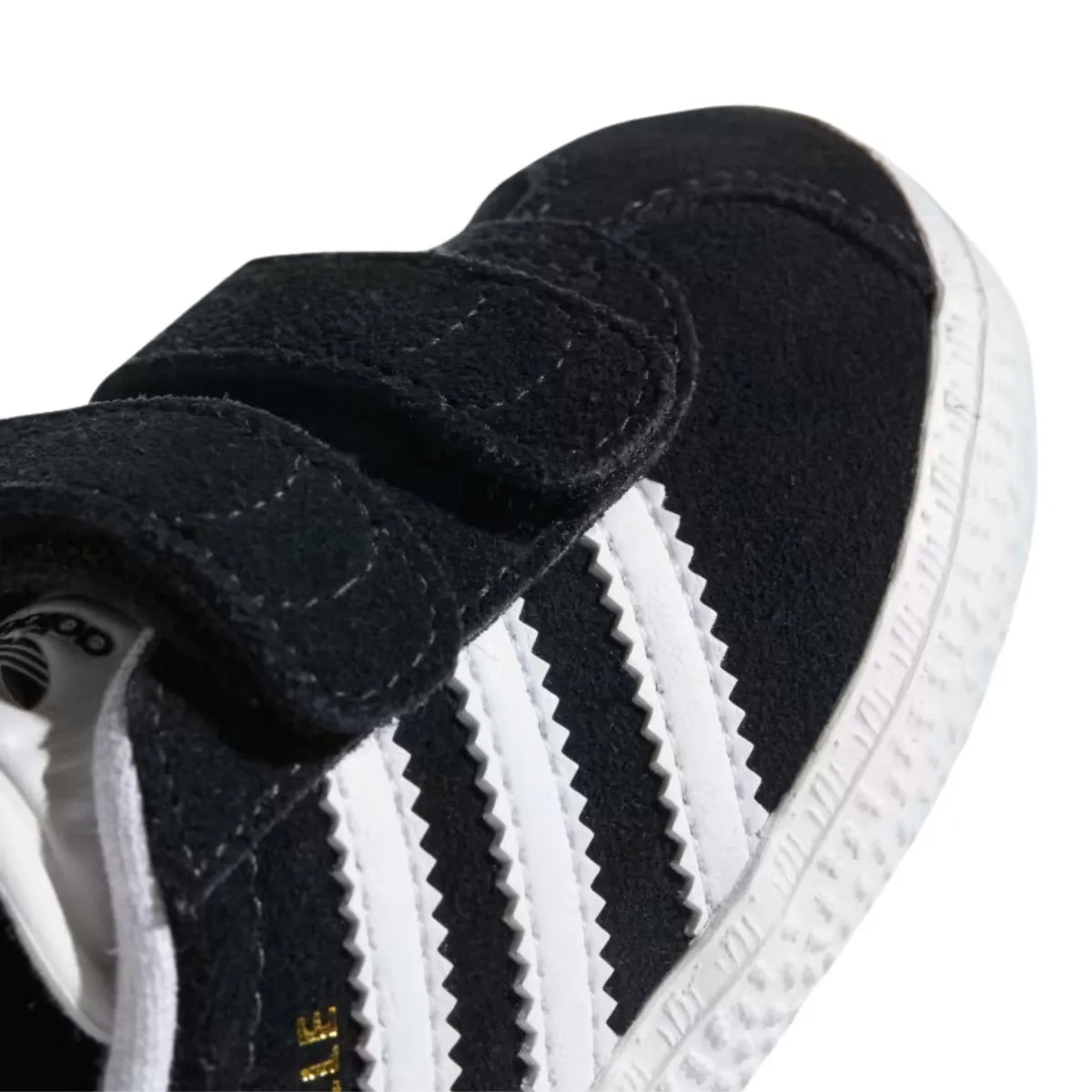 Adidas Toddler's Gazelle Core Black/Cloud White/Cloud White