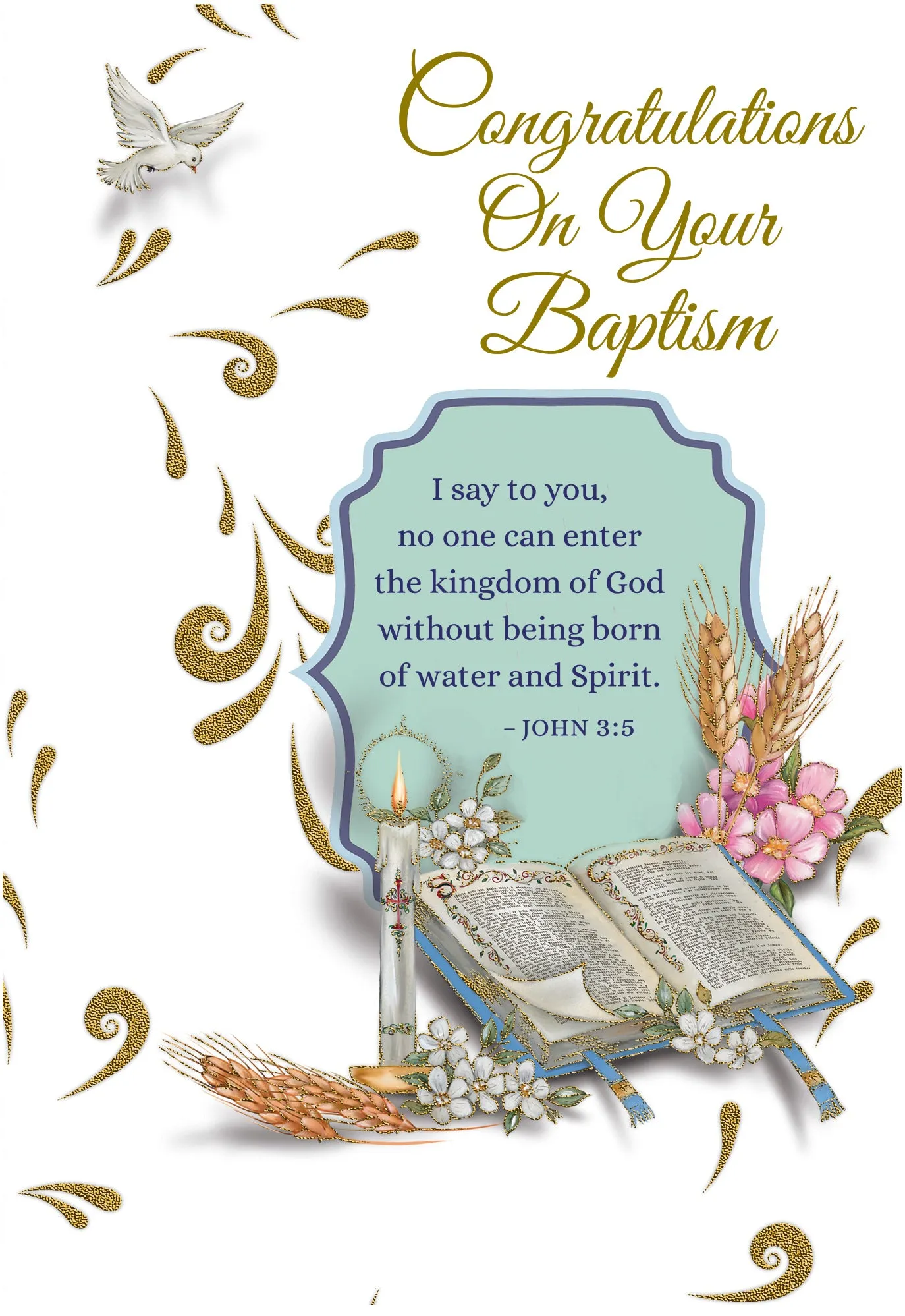 Adult Baptism Card