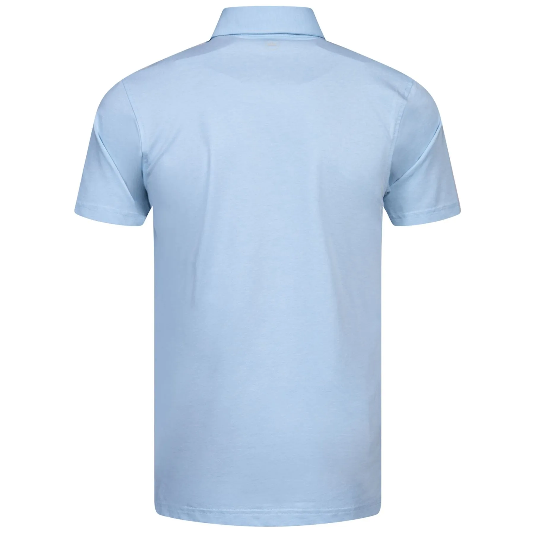 Albatross Cotton Blend Pique Polo Blue Frost - AW24