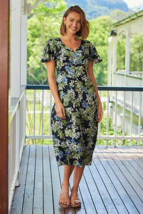 Alexia Green Floral Dress