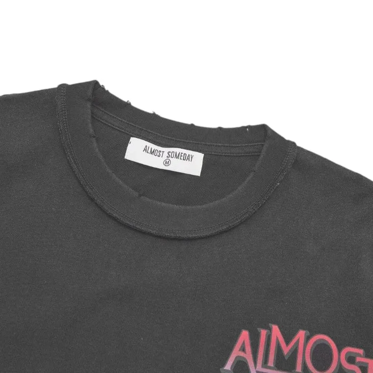 Almost Someday Peace Tee (Vintage Black) C9-6