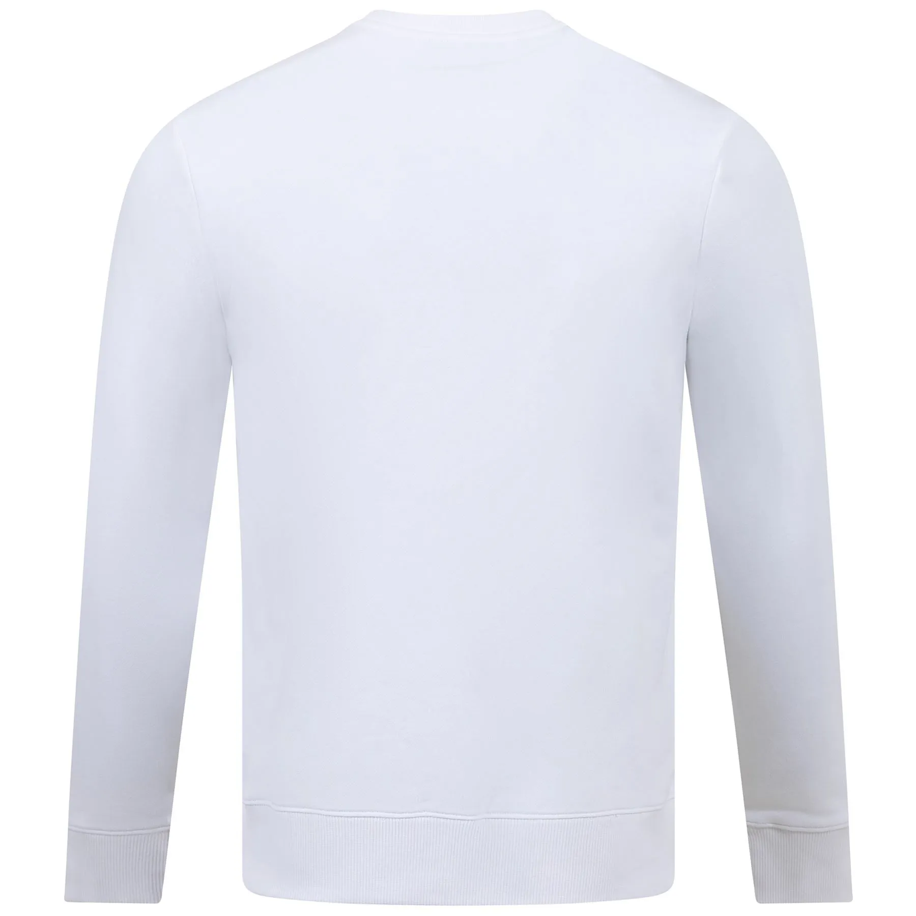 Alpha Cotton Fleece Crew White - SS23