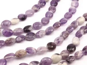 Amethyst 10x8mm Oval Gemstone Beads Full Strand 15.5 Inches G15x60 T035