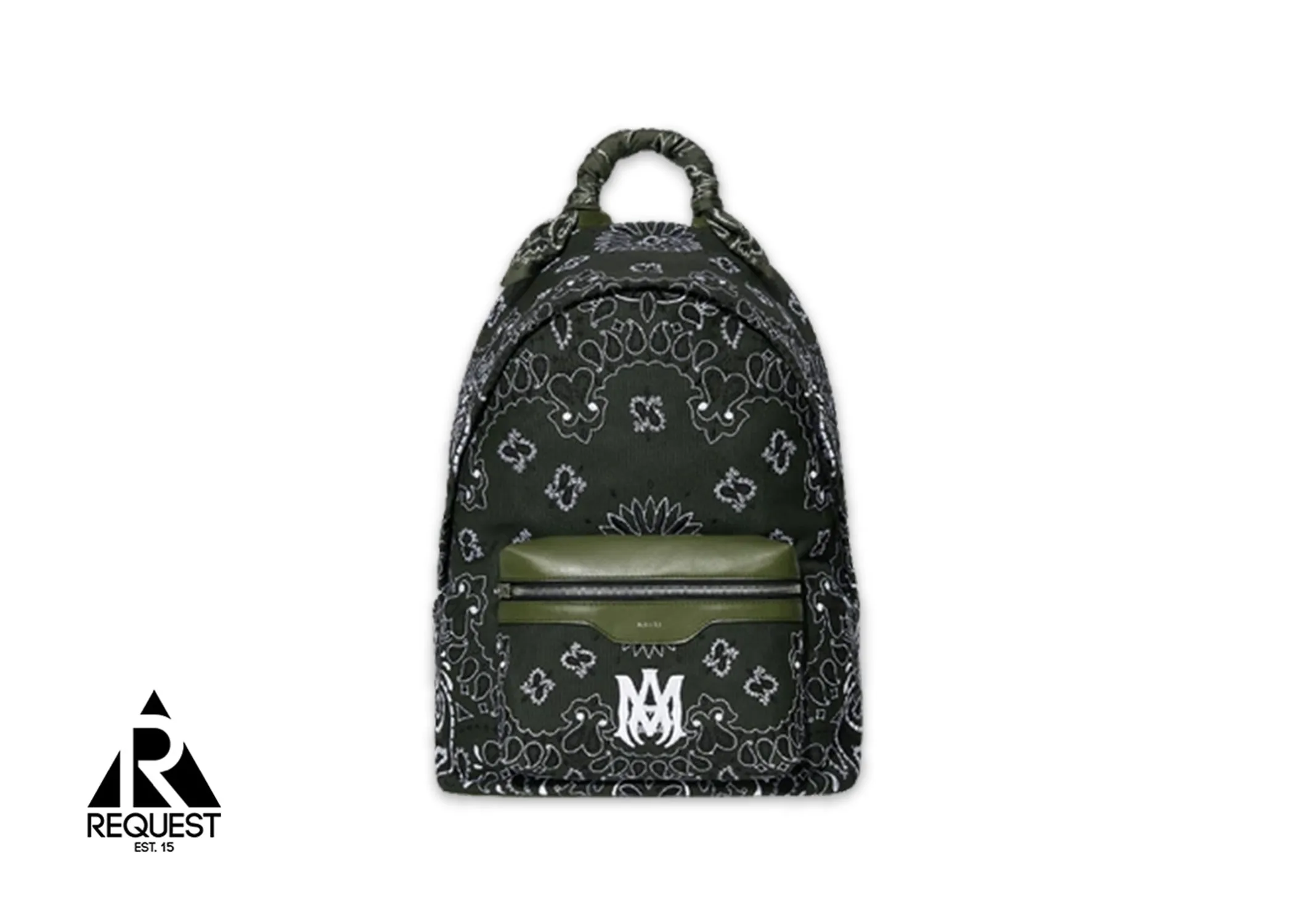 Amiri Bandana Backpack Olive