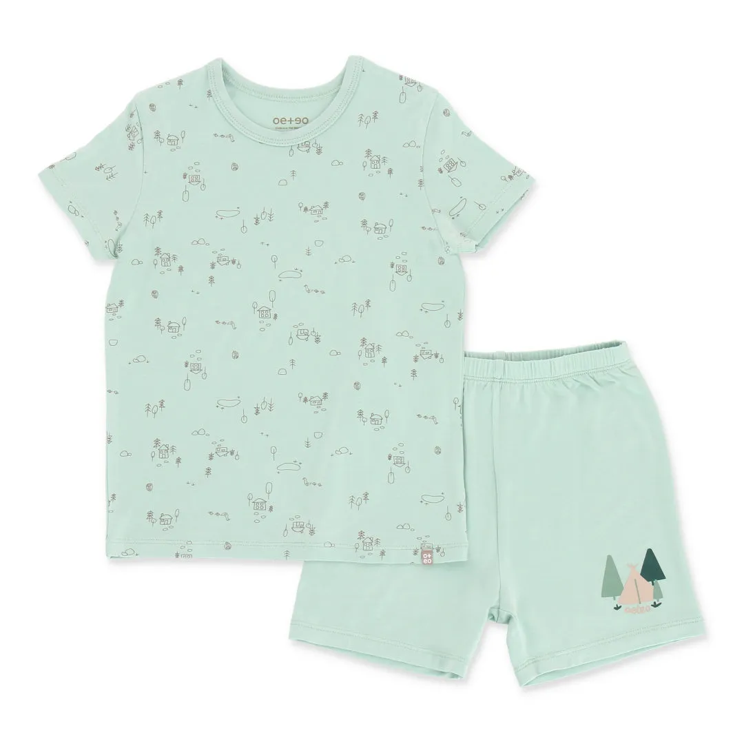 An Adventure Bamboo Kid Tee Set (Green)