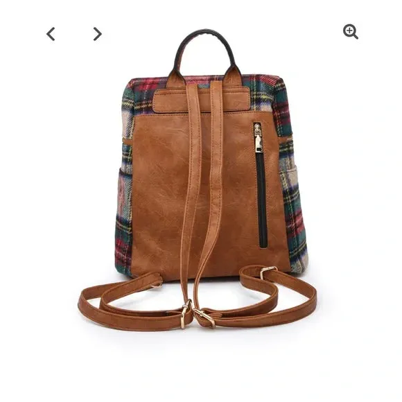 Andi Plaid Backpack