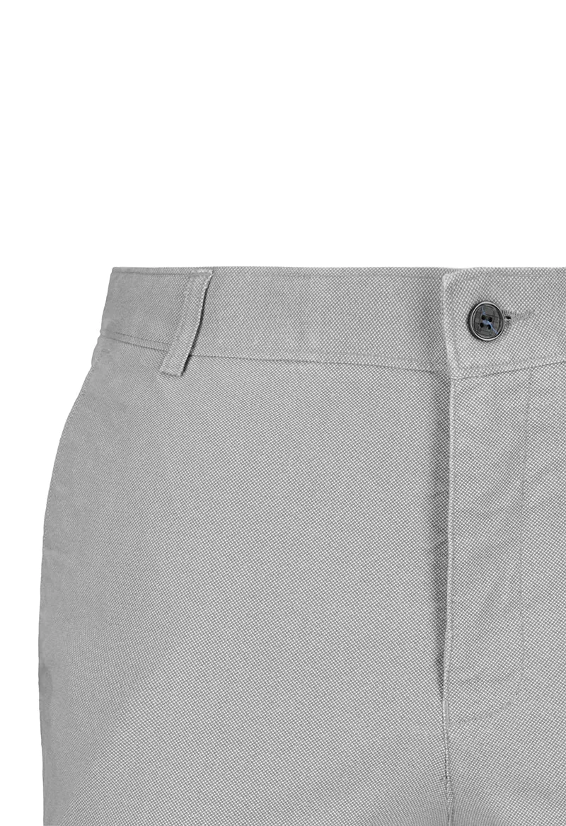 Ash grey cotton chino - NPBWFTRS-23