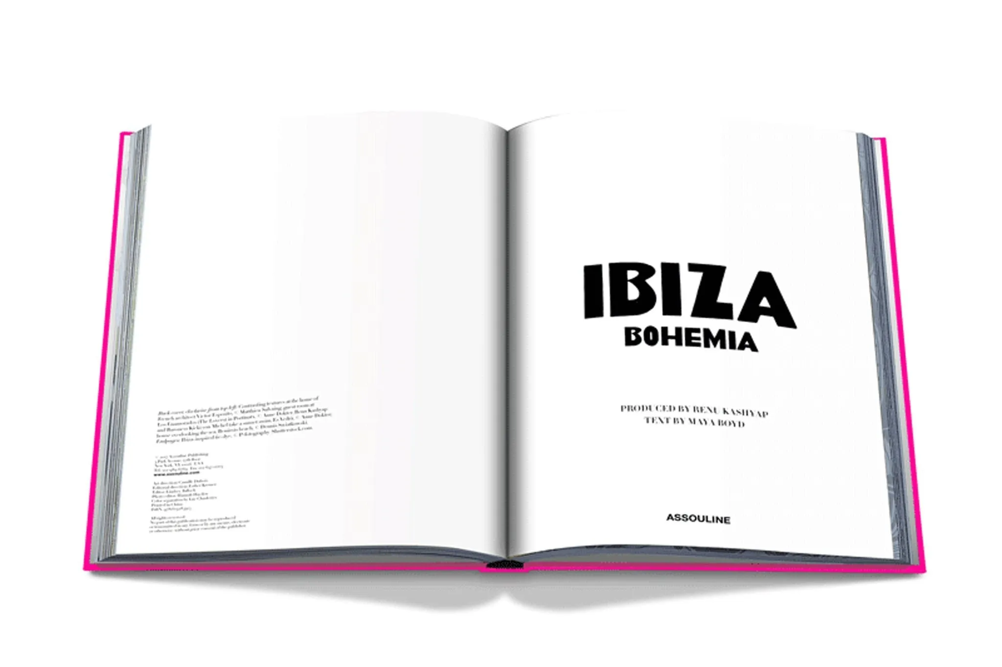 ASSOULINE Ibiza Bohemia Hardcover Book by Renu Kashyap