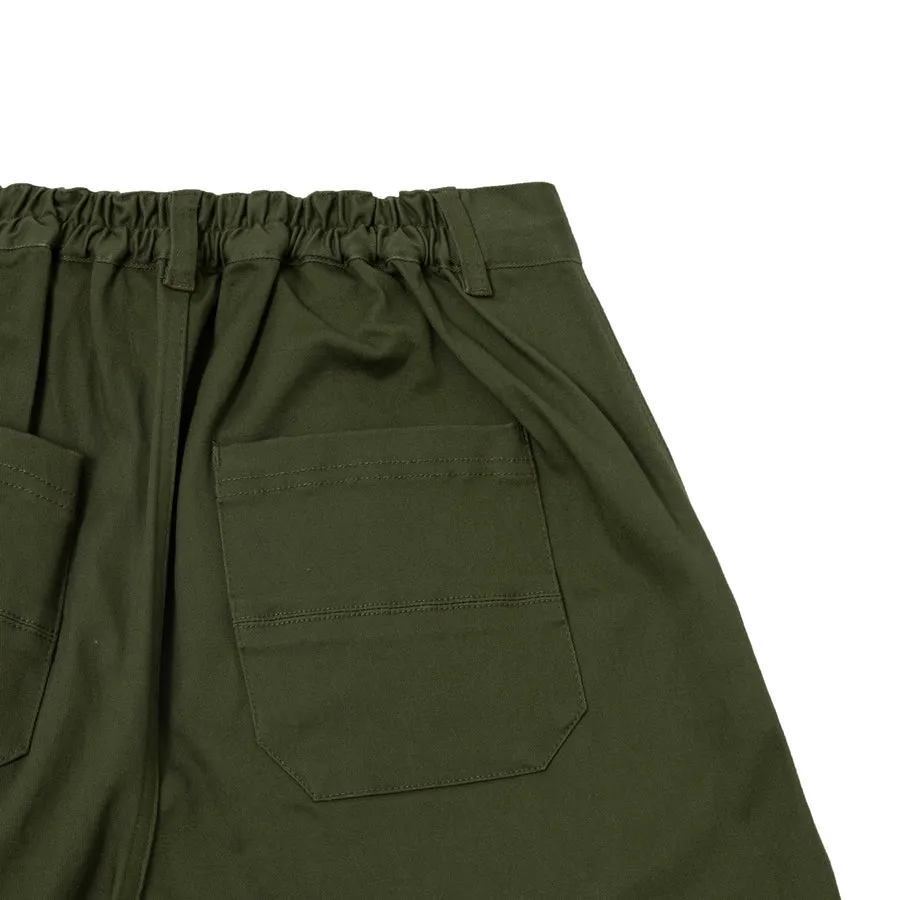 A[S]USL SIGNATURE SHORTS-LIGHT OLIVE