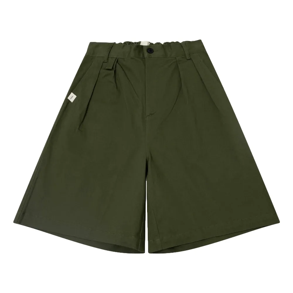 A[S]USL SIGNATURE SHORTS-LIGHT OLIVE