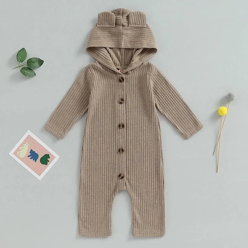 Baby Layette - Gender Neutral Teddy Bear Romper