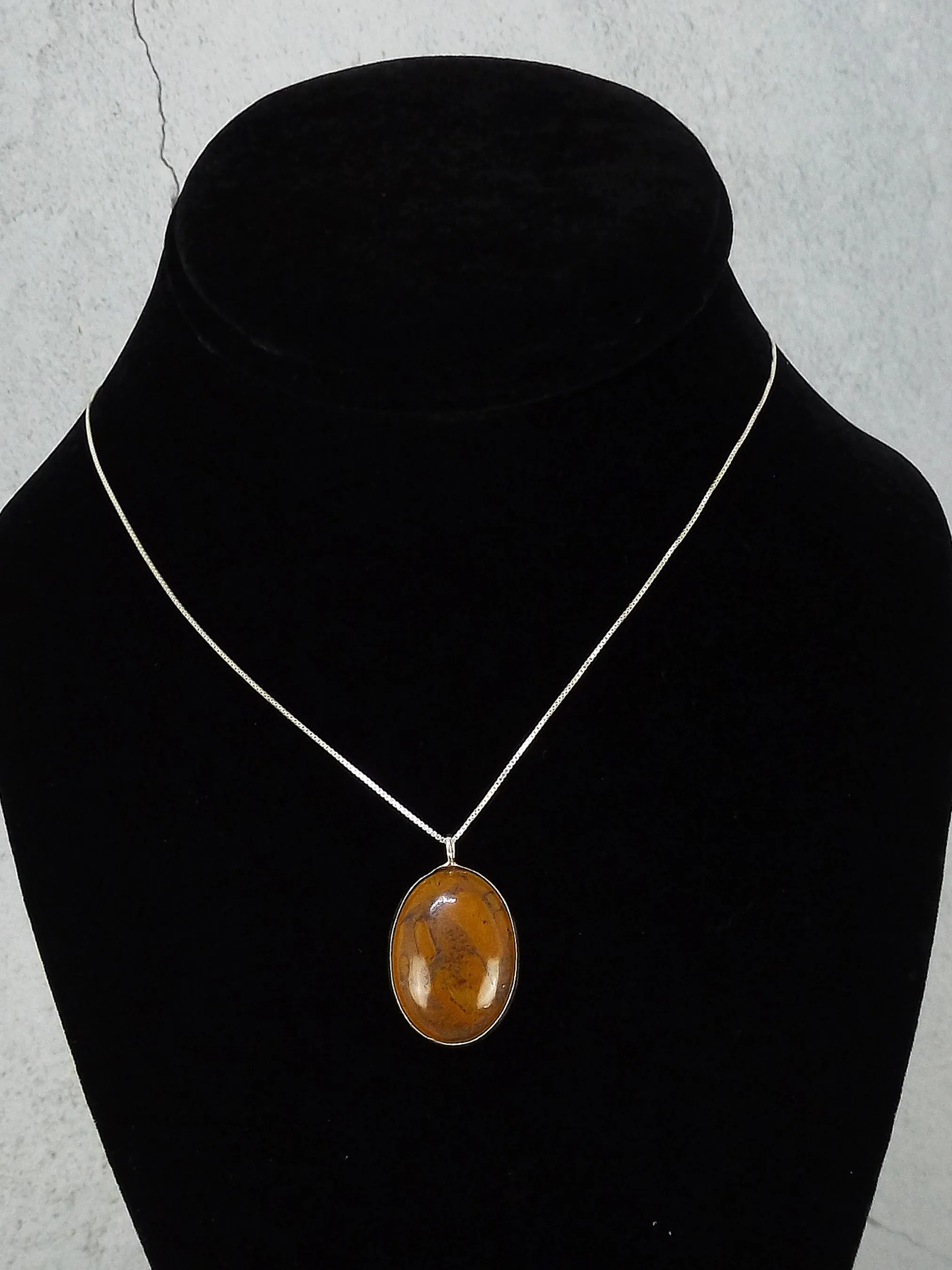 Bamboo Jasper in Sterling Silver