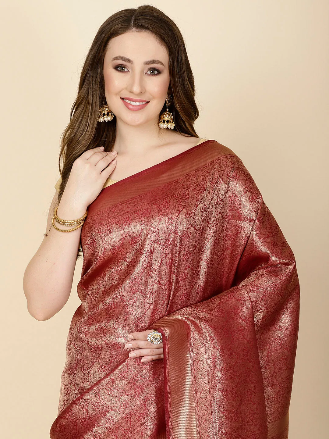 Bandhez Woven Handloom Saree