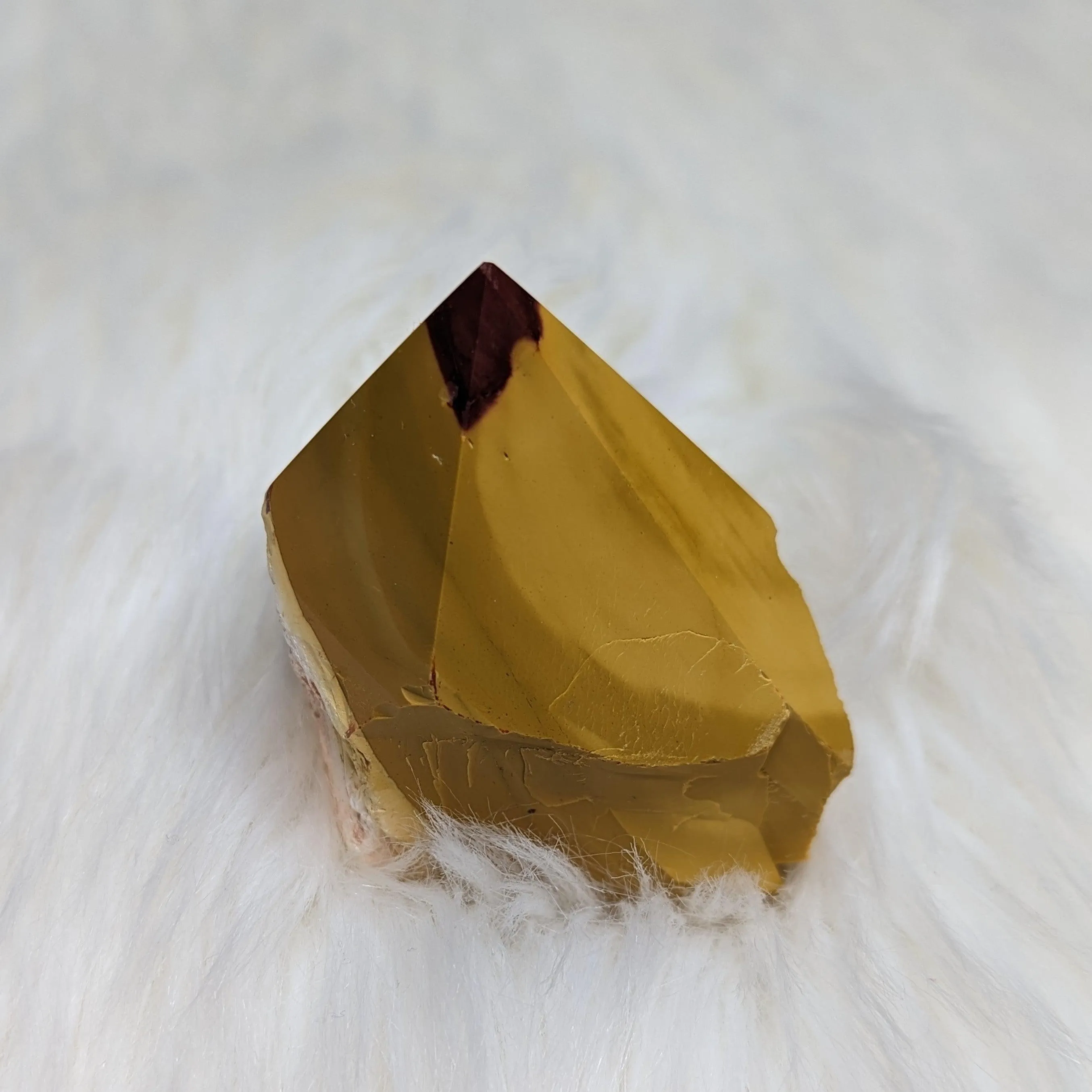 Beautiful Yellow Mookaite Jasper ~ Polished Standing Point