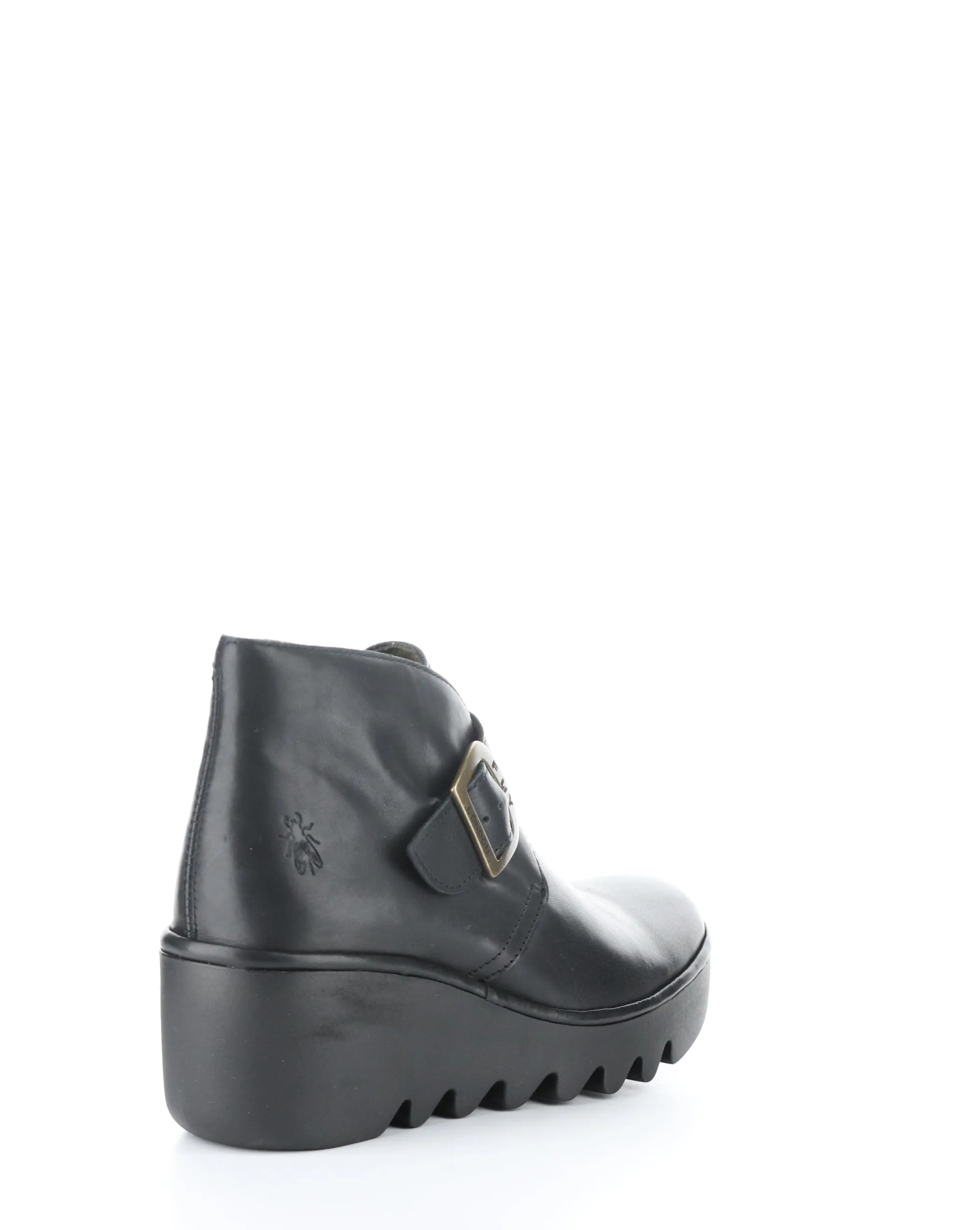 BIRT397FLY 004 BLACK Round Toe Boots