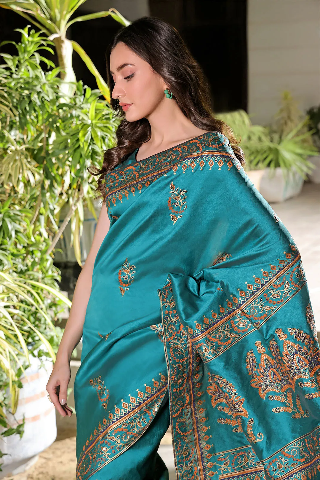 Block Printed Luxury Saree | New Arrivals | SR202310