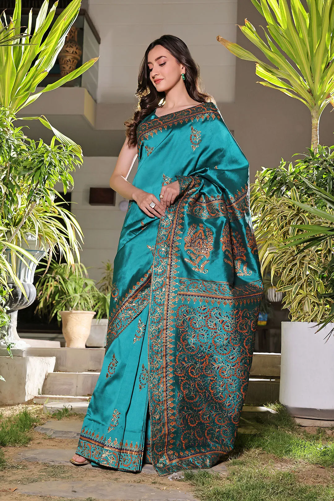 Block Printed Luxury Saree | New Arrivals | SR202310