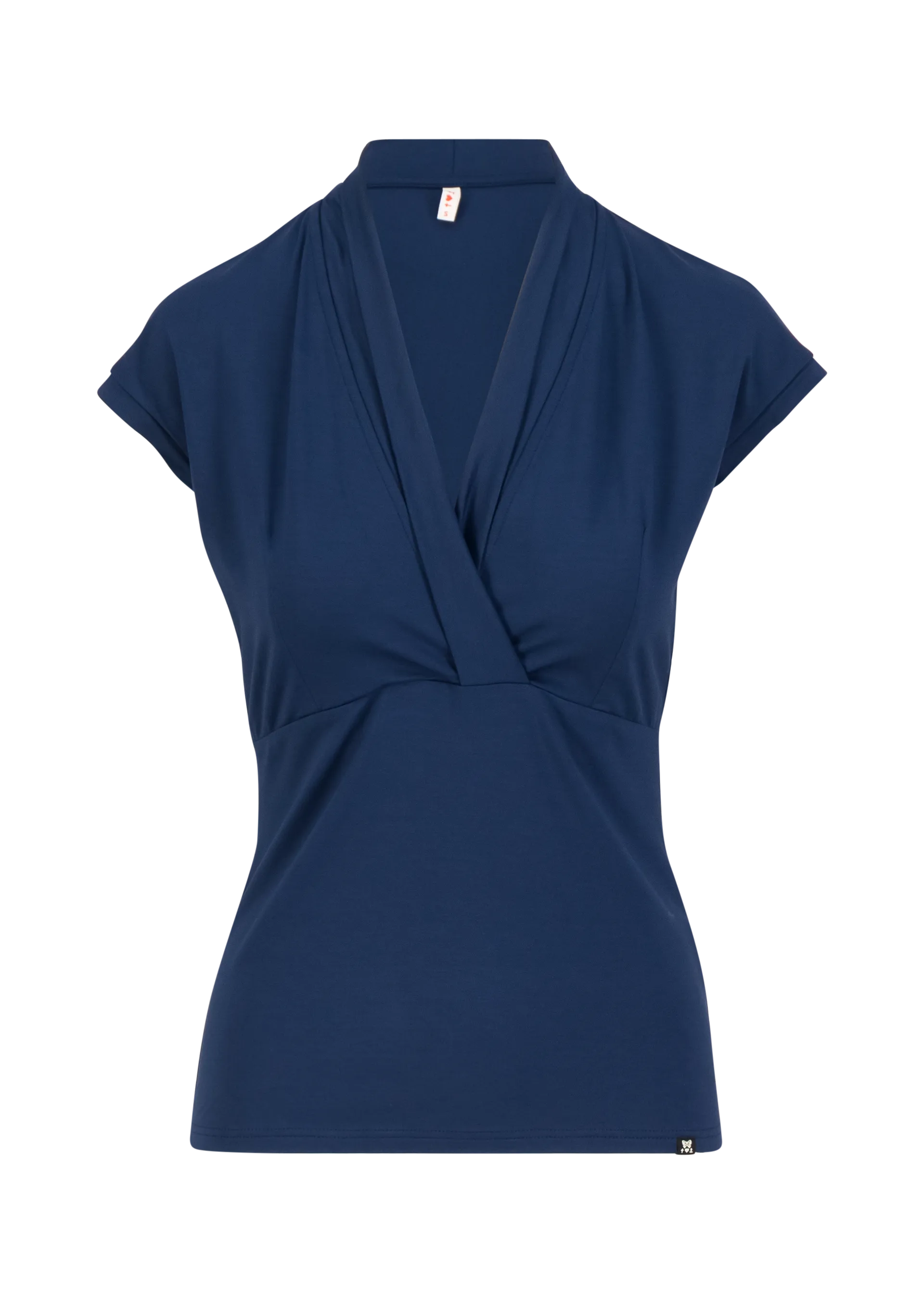 Blutsgeschwister Vibrant Dark Blue Mon Cher Cache Coeur Top