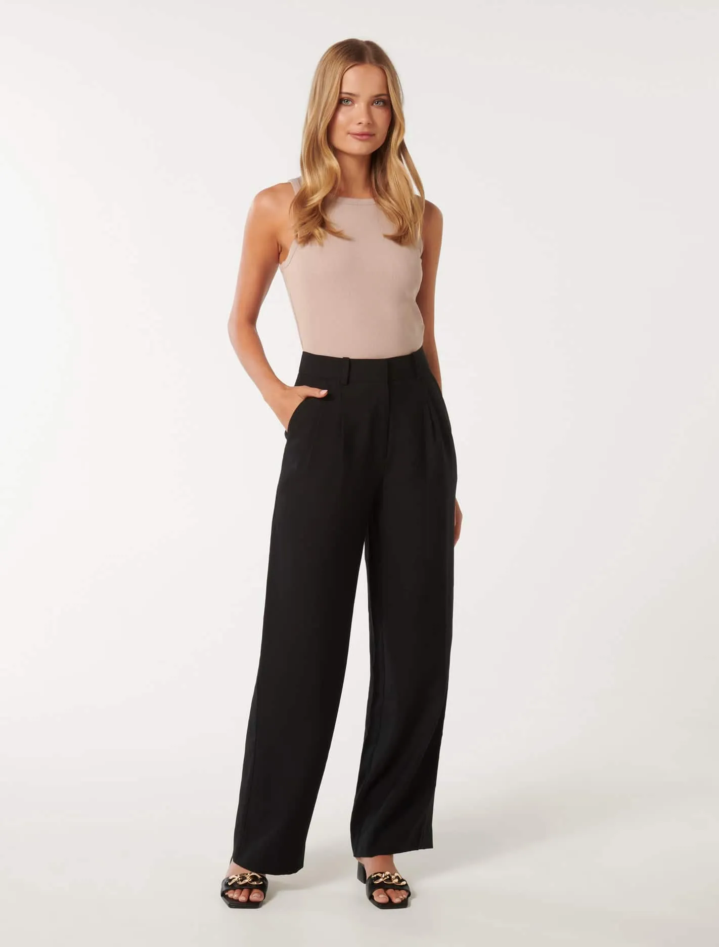 Bridget Bamboo Straight Leg Pants