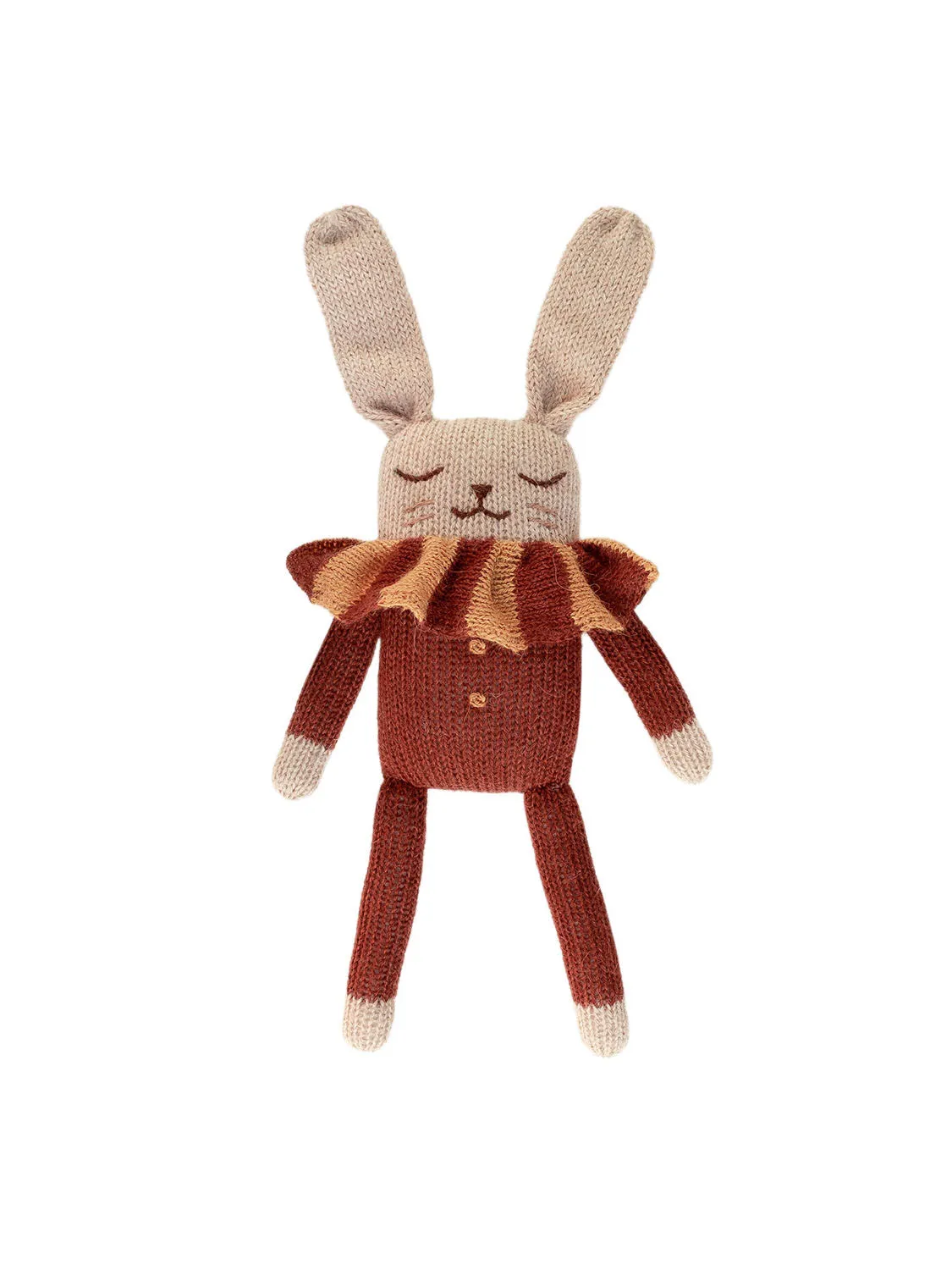 Bunny with Sienna Striped Collar