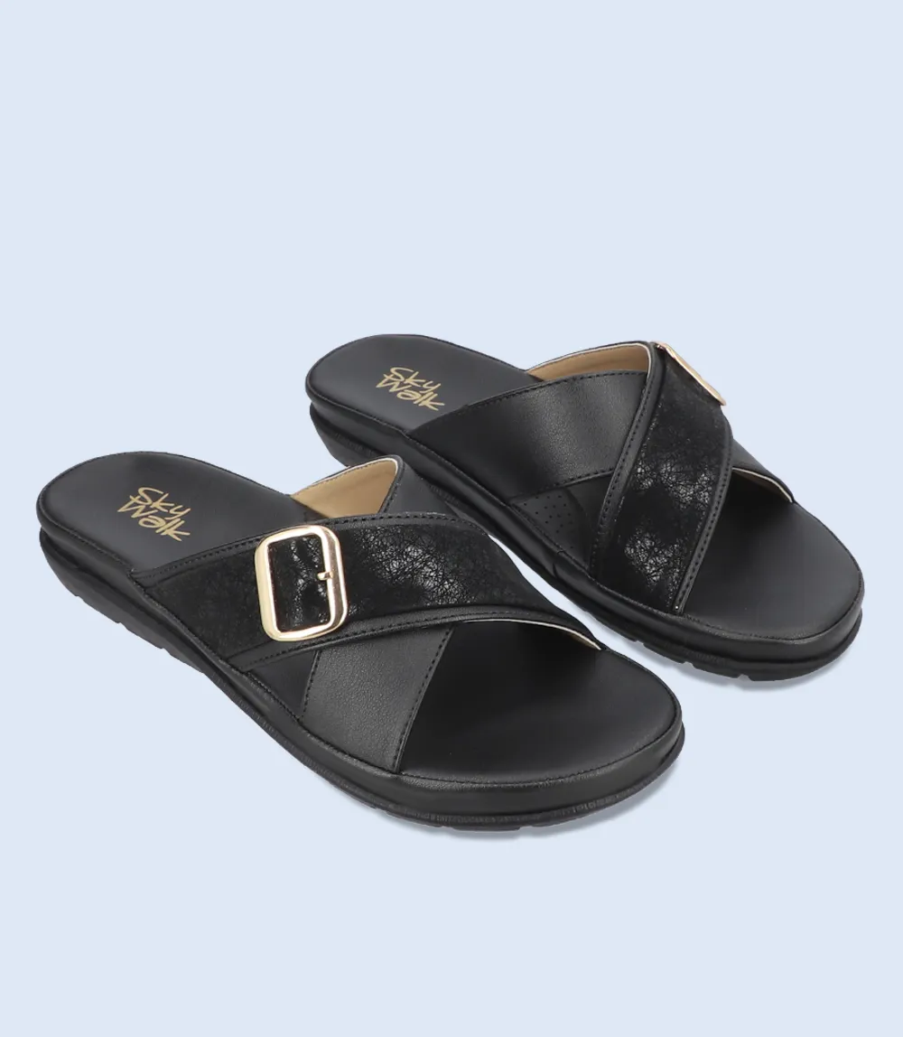 BW9256-BLACK-Women Slipper