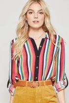 Cactus Stripe Top