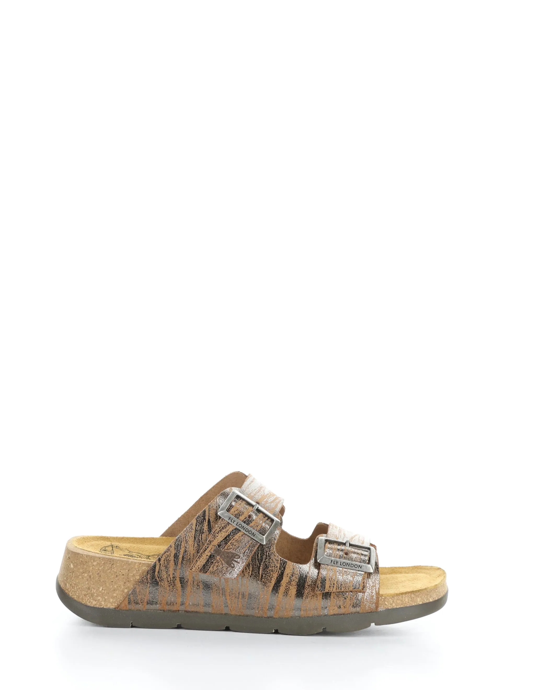 CAJA721FLY 018 COGNAC Slip-on Sandals