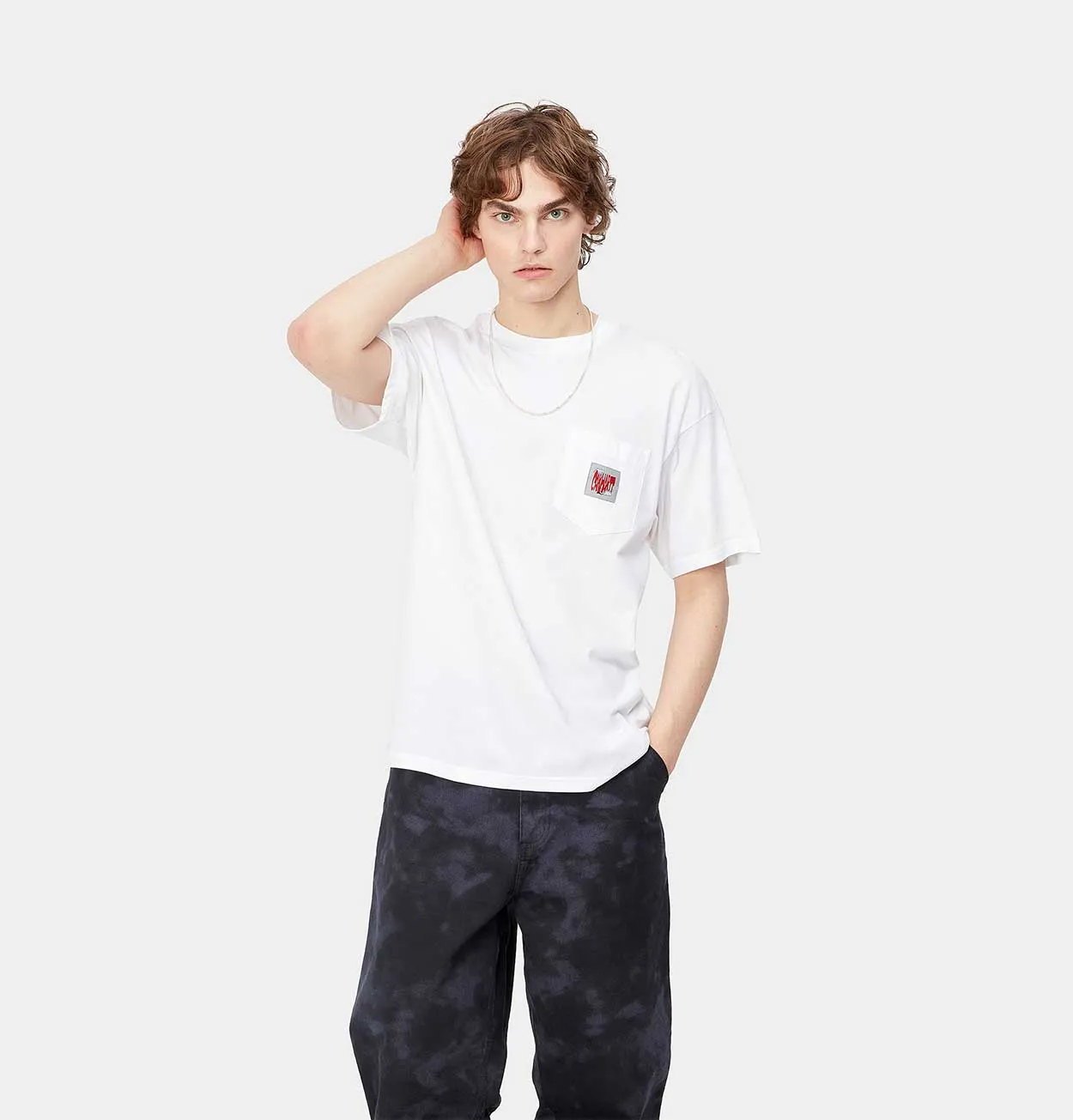 Carhartt WIP Stretch Pocket T-Shirt in White