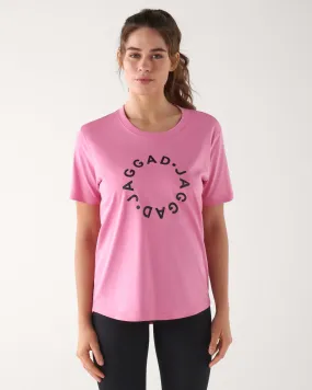 CLASSIC CIRCLE TEE AURORA PINK