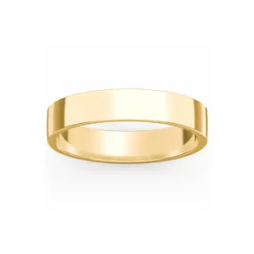 Classic Flat Band Ring | 10k Gold