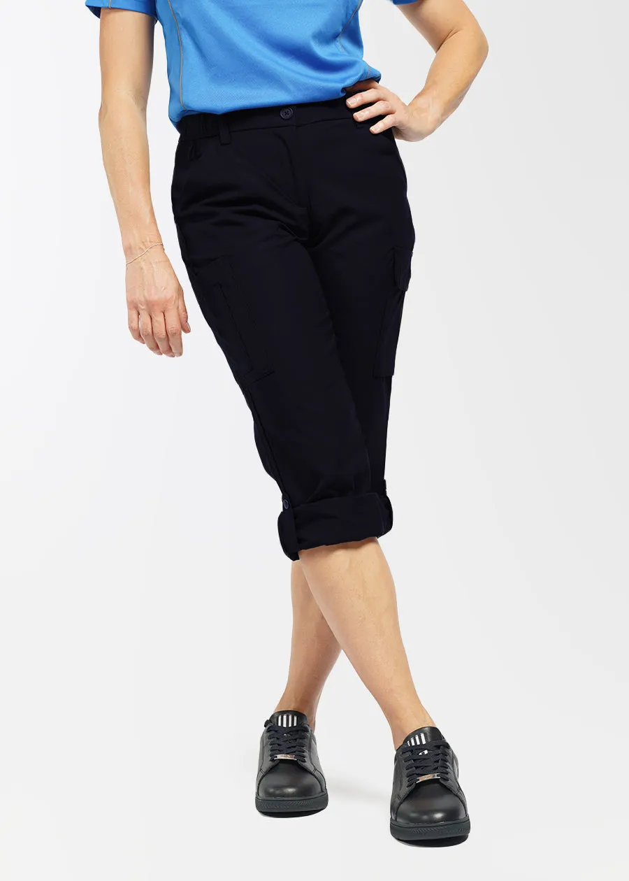 Comfort waist women's dress cargo pant