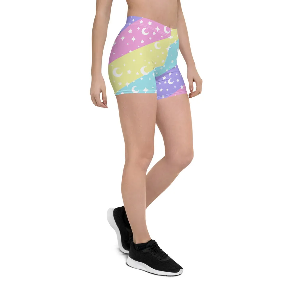 Cosmic Rainbow Shorts