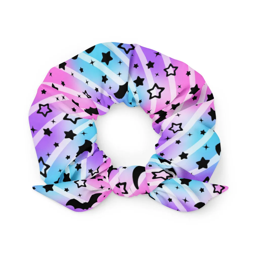 Creepy Cute Stripes Scrunchie