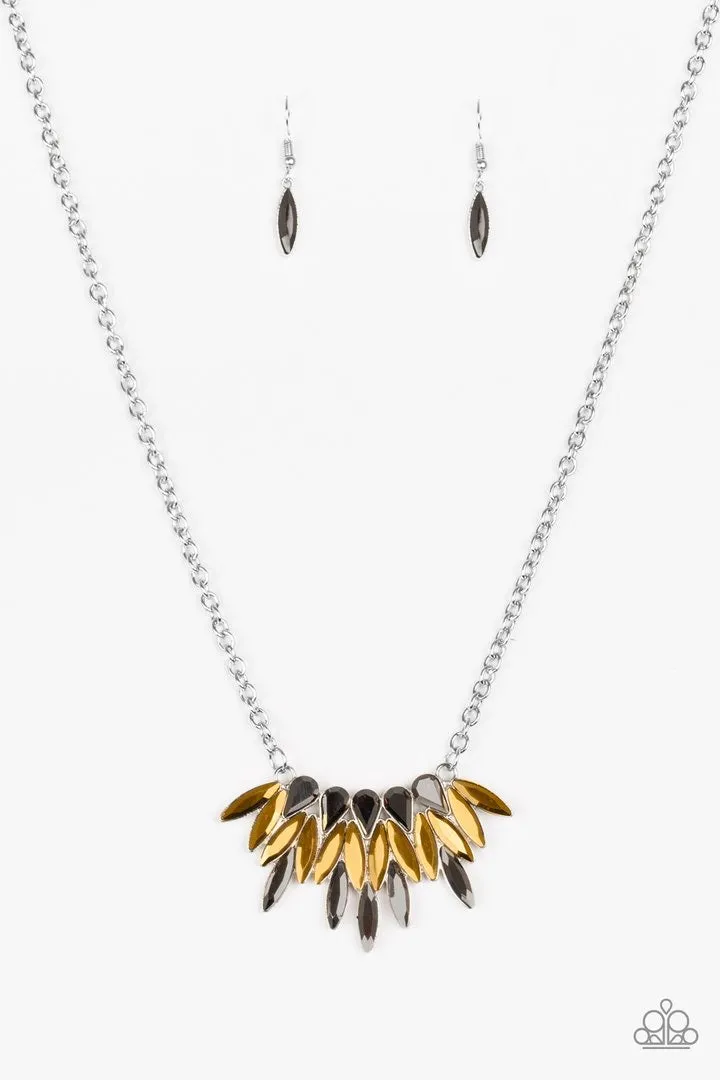 Crown Couture Brass-Necklace